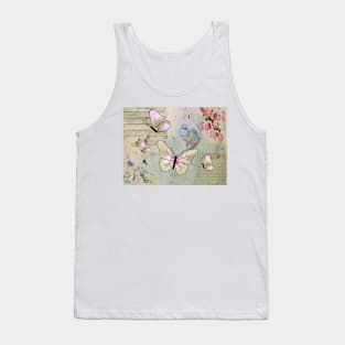 Vintage Schmetterlinge Tank Top